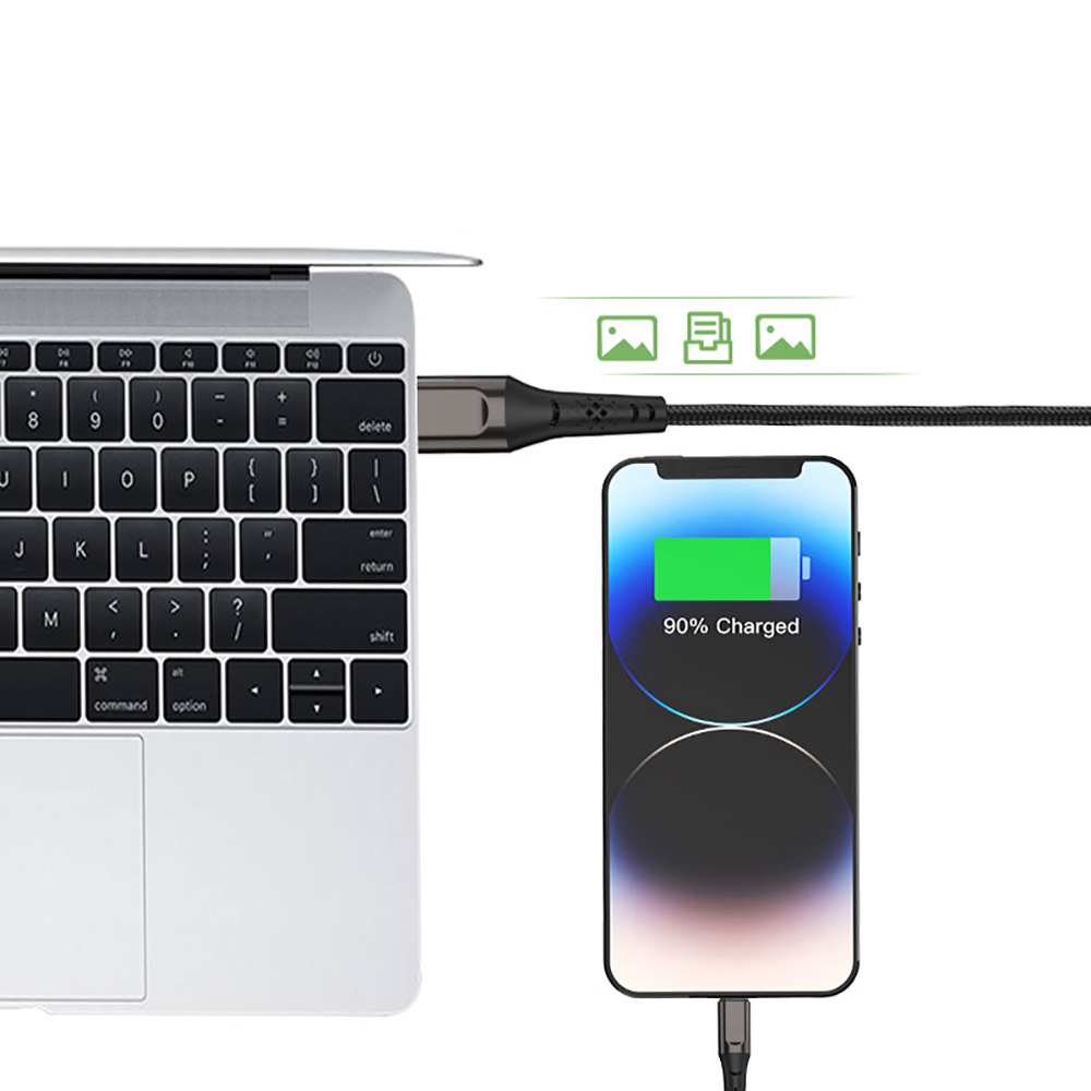 Micflip Type-C to Lightning Data ve Şarj Kablosu - 3