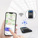 Micflip P065 Ultra İnce Tasarım iOS Cihazlara Özel Kablosuz ve Pin Şarj Özellikli FindMy Destekli Magnetik Standlı Kartlık - 2