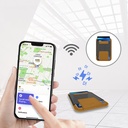 Micflip P065 Ultra İnce Tasarım iOS Cihazlara Özel Kablosuz ve Pin Şarj Özellikli FindMy Destekli Magnetik Standlı Kartlık - 2