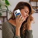 Micflip P065 Ultra İnce Tasarım iOS Cihazlara Özel Kablosuz ve Pin Şarj Özellikli FindMy Destekli Magnetik Standlı Kartlık - 3