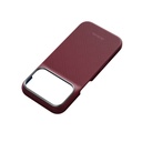 Apple iPhone 18 Pro Kılıf M-safe Şarj Özellikli Aramid Karbon Fiber Pitaka Argyle Serisi Kapak - 1