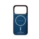 Apple iPhone 18 Pro Kılıf M-safe Şarj Özellikli Aramid Karbon Fiber Pitaka Argyle Serisi Kapak - 5
