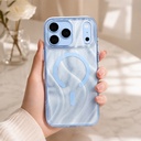 Apple iPhone 18 Pro Max Kılıf M-safe Şarj Özellikli Mutural Glow Desert Serisi Kapak - 3