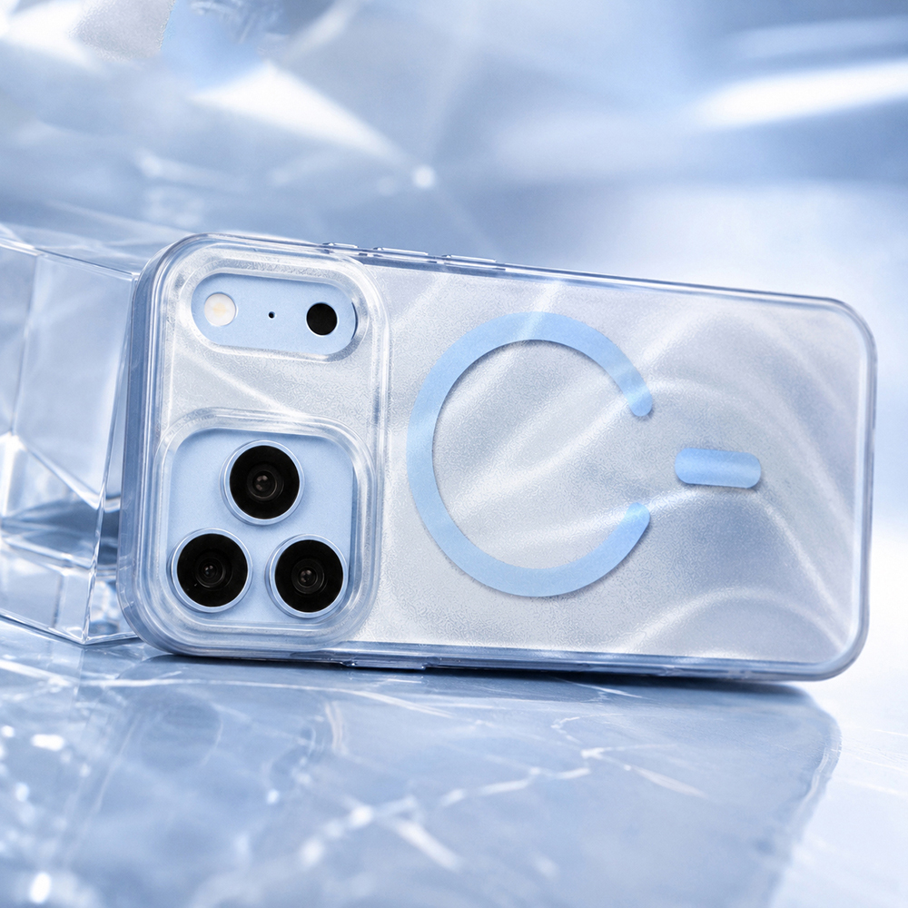 Apple iPhone 18 Pro Max Kılıf M-safe Şarj Özellikli Mutural Glow Desert Serisi Kapak - 6