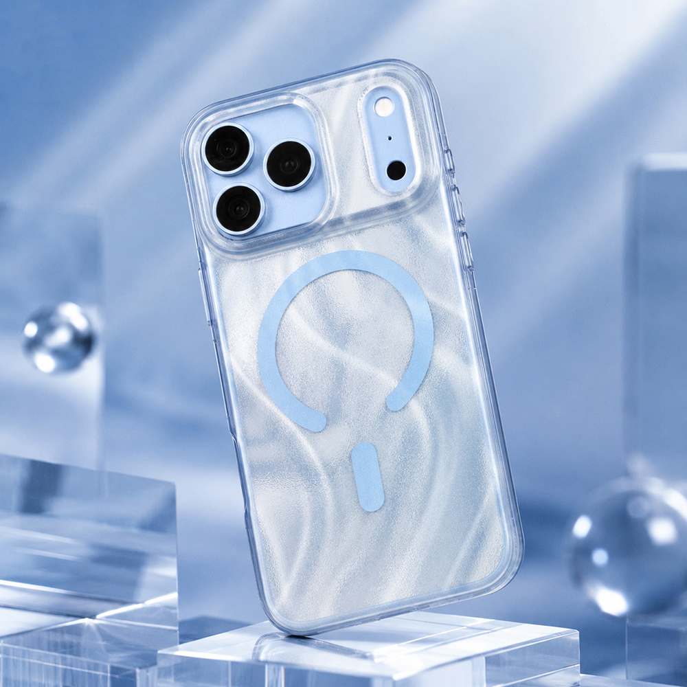 Apple iPhone 18 Pro Max Kılıf M-safe Şarj Özellikli Mutural Glow Desert Serisi Kapak - 7