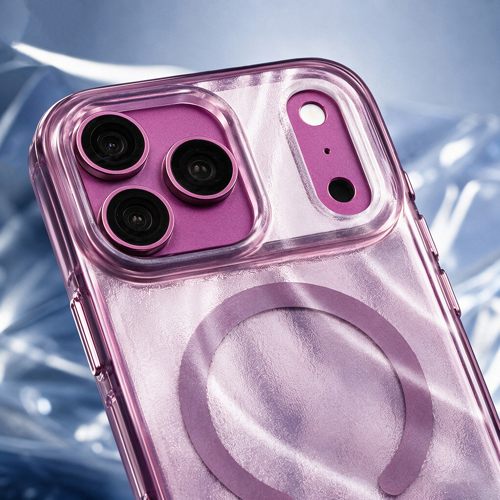 Apple iPhone 18 Pro Kılıf M-safe Şarj Özellikli Mutural Glow Desert Serisi Kapak - 1