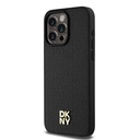 Apple iPhone 15 Pro Max Uyumlu Kılıf DKNY Orjinal Lisanslı 3D Yazılı Repeat Pattern Kapak - 1