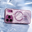 Apple iPhone 18 Pro Kılıf M-safe Şarj Özellikli Mutural Glow Desert Serisi Kapak - 4