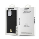 Apple iPhone 15 Pro Max Uyumlu Kılıf DKNY Orjinal Lisanslı 3D Yazılı Repeat Pattern Kapak - 7
