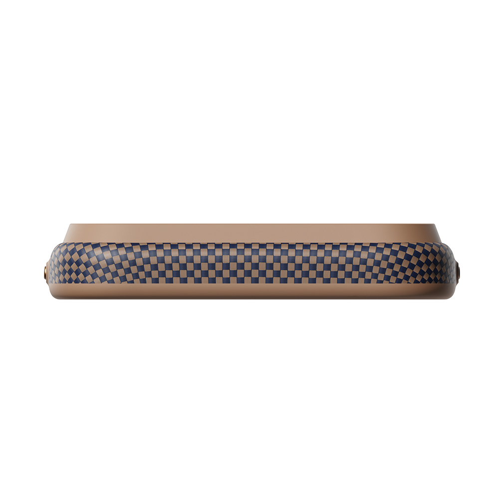 Apple iPhone 18 Pro Kılıf M-safe Şarj Özellikli Pitaka Tactile Woven Sunset-Moonrise Aramid Serisi Summa Kapak - 7