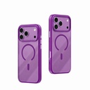 Apple iPhone 18 Pro Max Kılıf M-safe Şarj Özellikli Airbag Tasarımlı Mutural Mist Serisi Kapak - 5