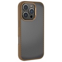 Apple iPhone 16 Pro Max Kılıf Karbon Fiber Görünümlü Parlak Kamera Çerçeveli Zore Venus Kapak - 2