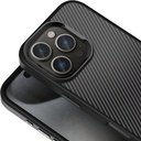 Apple iPhone 16 Pro Max Kılıf Karbon Fiber Görünümlü Parlak Kamera Çerçeveli Zore Venus Kapak - 3