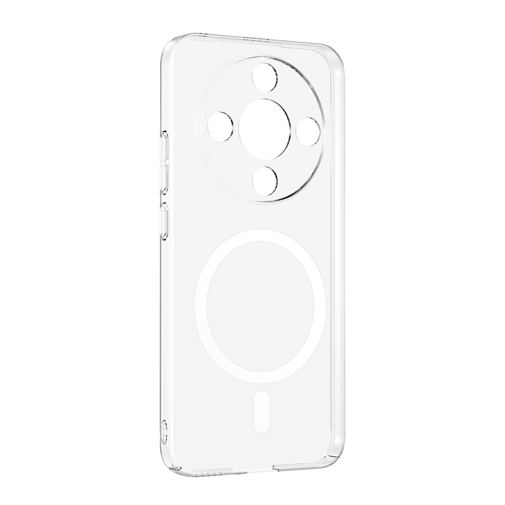 Honor Magic 8 Lite 5G Uyumlu Kamera Korumalı M-Safe Şarj Özellikli Şeffaf Zore London Sert PC Kapak - 1