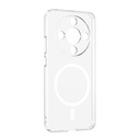 Honor Magic 8 Lite 5G Uyumlu Kamera Korumalı M-Safe Şarj Özellikli Şeffaf Zore London Sert PC Kapak - 1