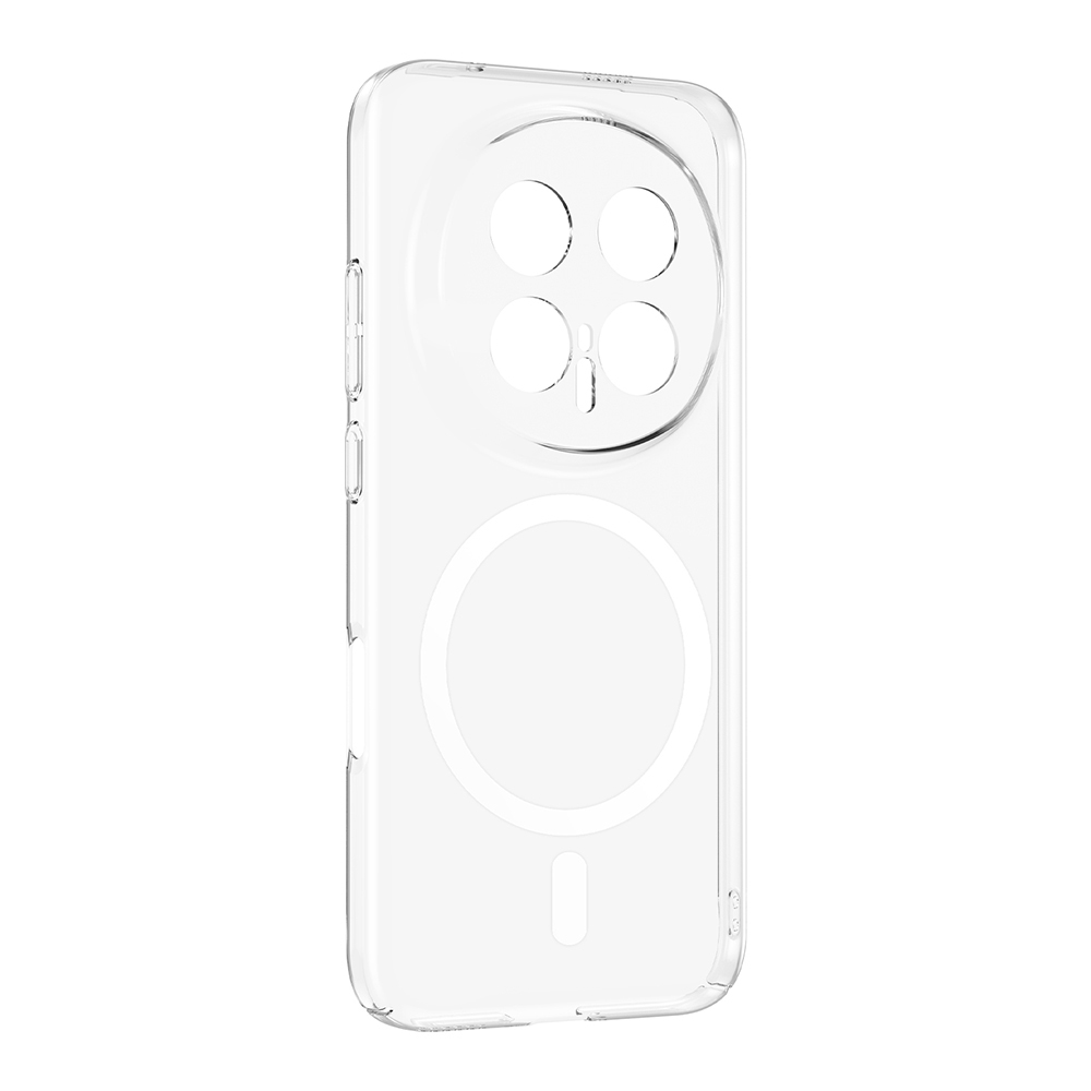 Honor Magic 8 Pro Kamera Korumalı M-Safe Şarj Özellikli Şeffaf Zore London Sert PC Kapak - 1