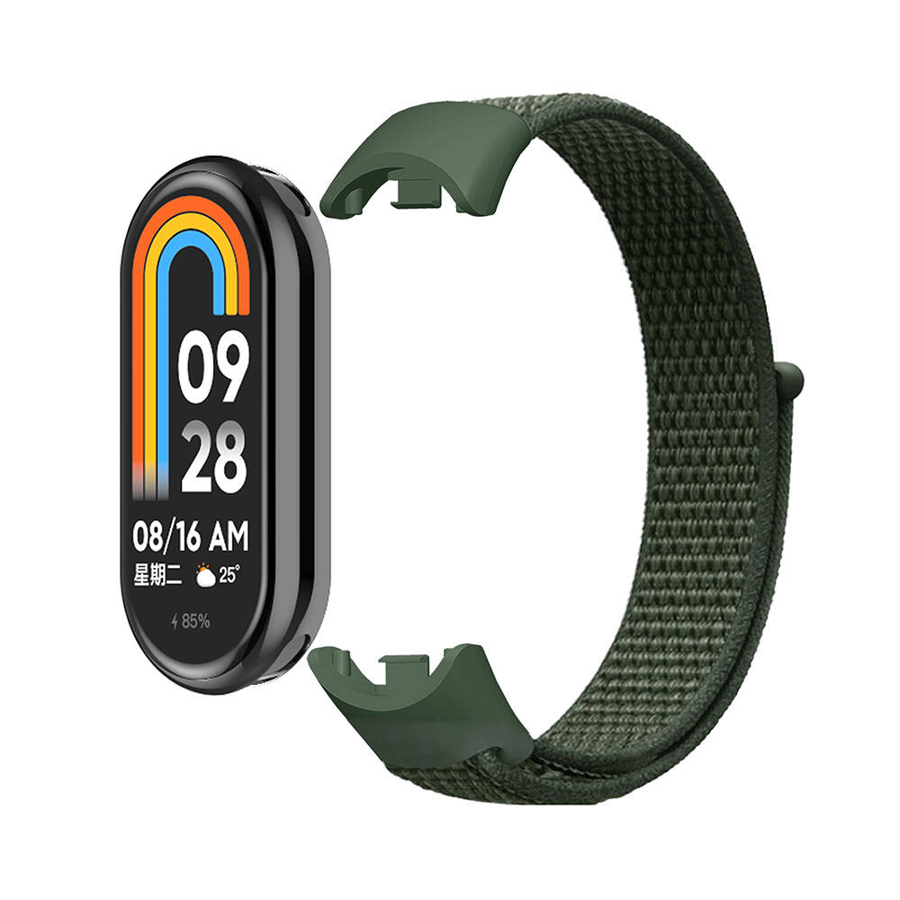 Xiaomi Mi Band 8 Uyumlu Zore KRD-03 Hasır Kordon - 4