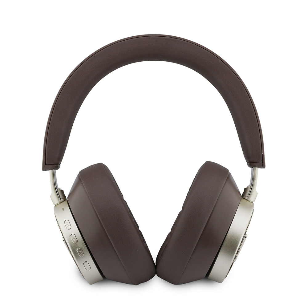 Guess Orjinal Lisanslı ENC Özellikli 4G Desenli Taşlı Üçgen Logolu Kulak Üstü Bluetooth Kulaklık - 3