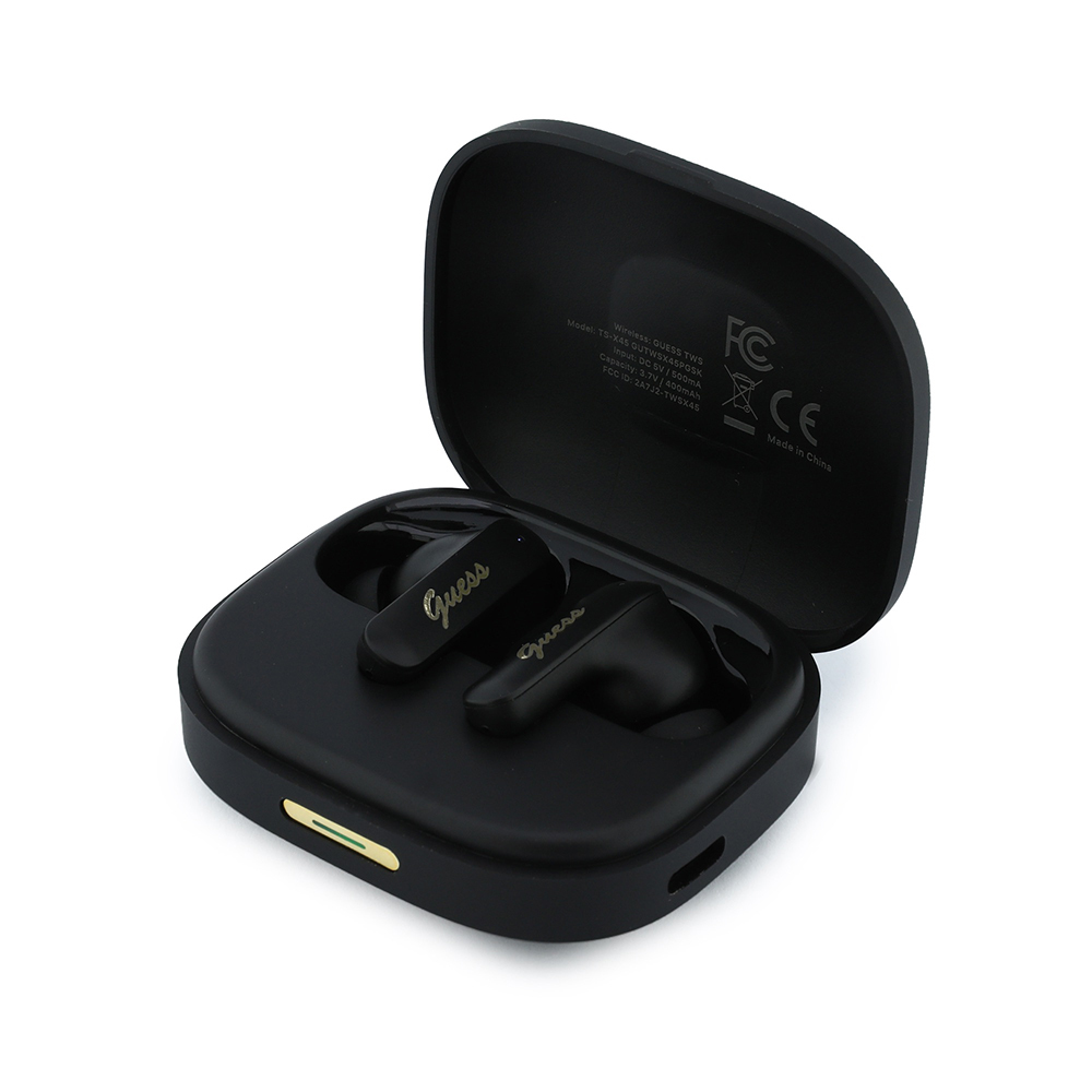 Guess Orjinal Lisanslı Script Metal Yazı Logolu TWS Kulak İçi Bluetooth Kulaklık - 2