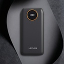 Lenyes P852L Dijital LED Göstergeli Type-C ve Lightning Kablolu Powerbank 22.5W 20000mAh - 4