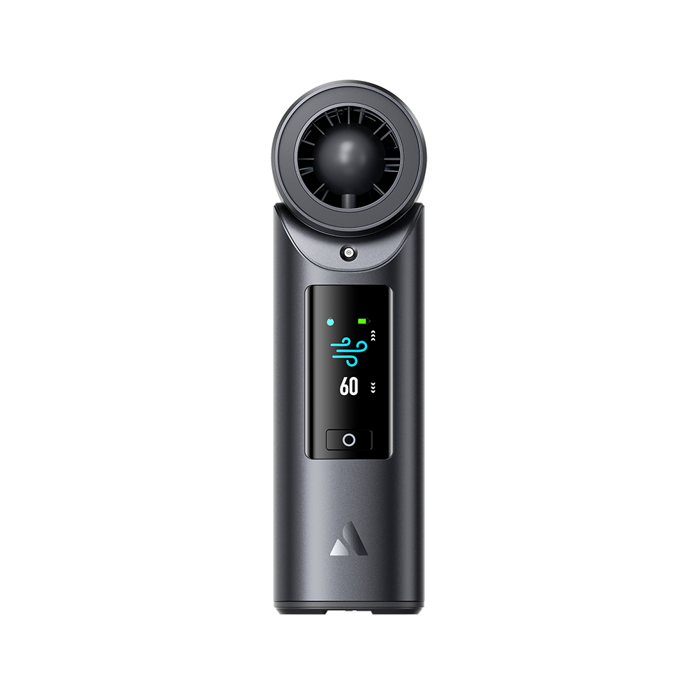 Aecooly PM01S Dijital LED Göstergeli Yüksek Hızlı Portatif Soğutucu El Fanı - 7