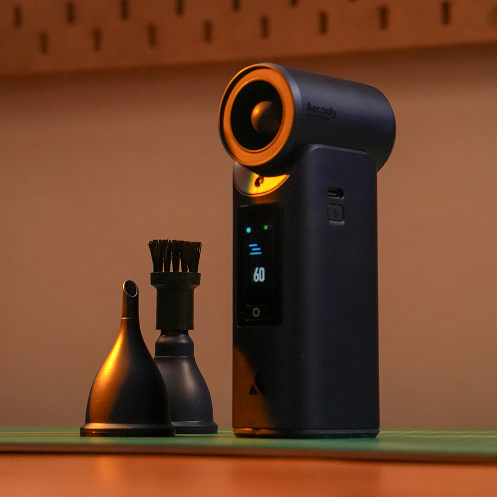 Aecooly PM01S Dijital LED Göstergeli Yüksek Hızlı Portatif Soğutucu El Fanı - 10
