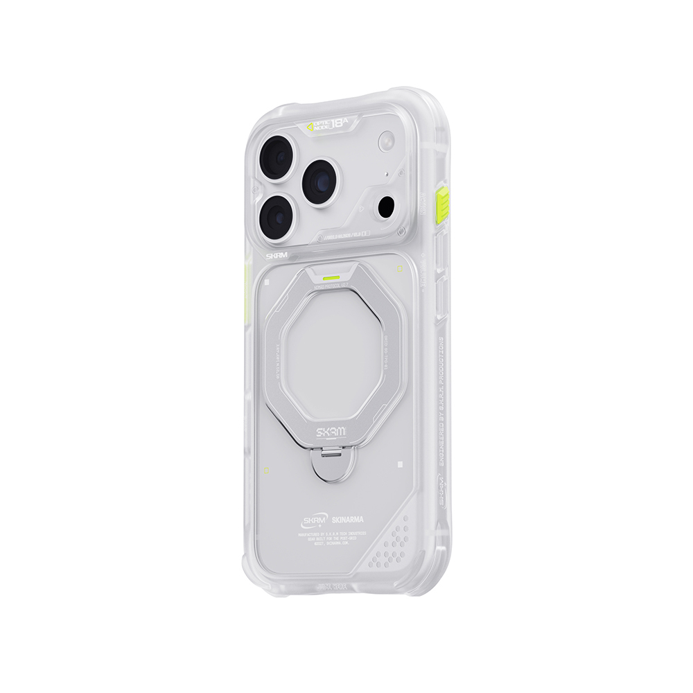 Apple iPhone 18 Pro Max Kılıf M-safe Şarj Özellikli Standlı Skinarma Saturn Kapak - 1