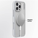 Apple iPhone 16 Pro Max Kılıf Magsafe Şarj Özellikli Youngkit Rock Sand Serisi Kapak - 8