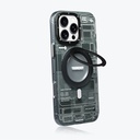 Apple iPhone 16 Pro Kılıf Magsafe Şarj Özellikli YoungKit 360° Standlı Technology Serisi Kapak - 1