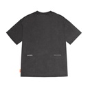 Skinarma Sonar Kısa Kollu Oversize Unisex Bisiklet Yaka Gri Tişört - 1