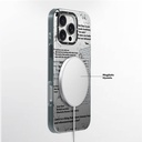 Apple iPhone 16 Pro Max Kılıf Magsafe Şarj Özellikli YoungKit Literary Serisi Classic Kapak - 1