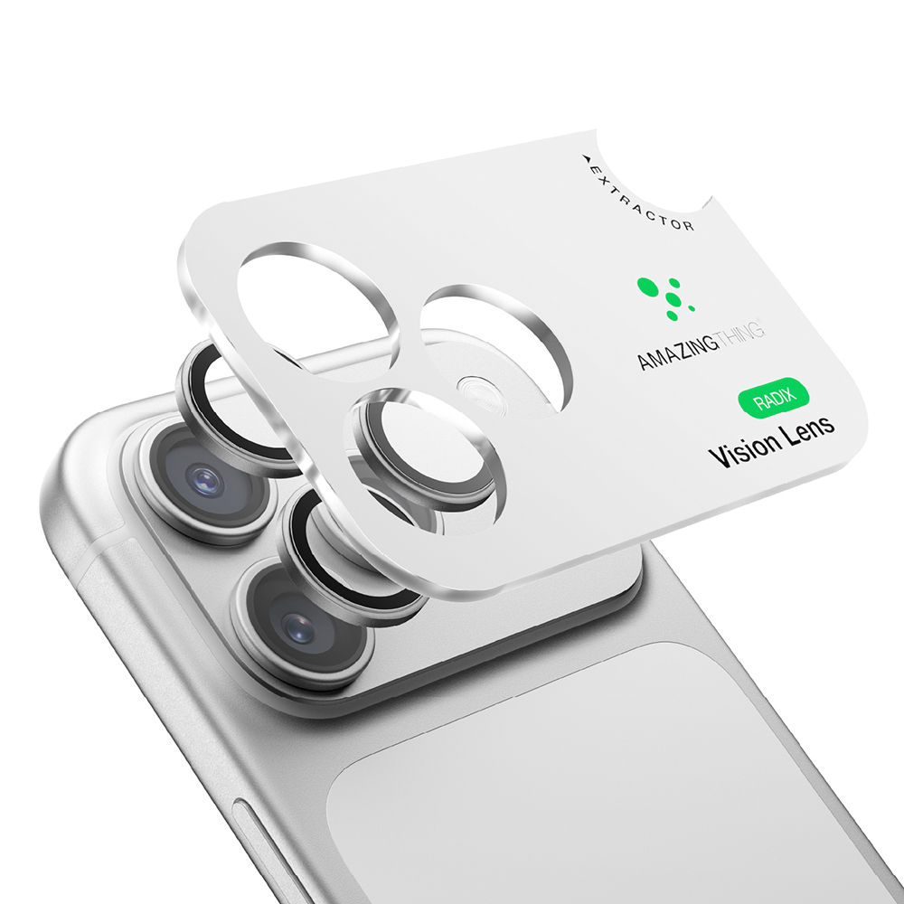 Apple iPhone 18 Pro Max Amazingthing Titan Vision Sapphire AR Kamera Lens Koruyucu + Kolay Uygulama Aparatlı - 2