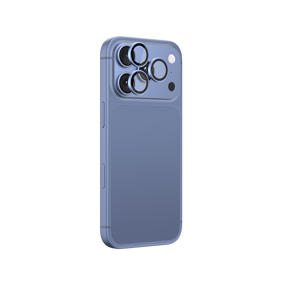 Apple iPhone 18 Pro Max Amazingthing Titan Vision Sapphire AR Kamera Lens Koruyucu + Kolay Uygulama Aparatlı - 1