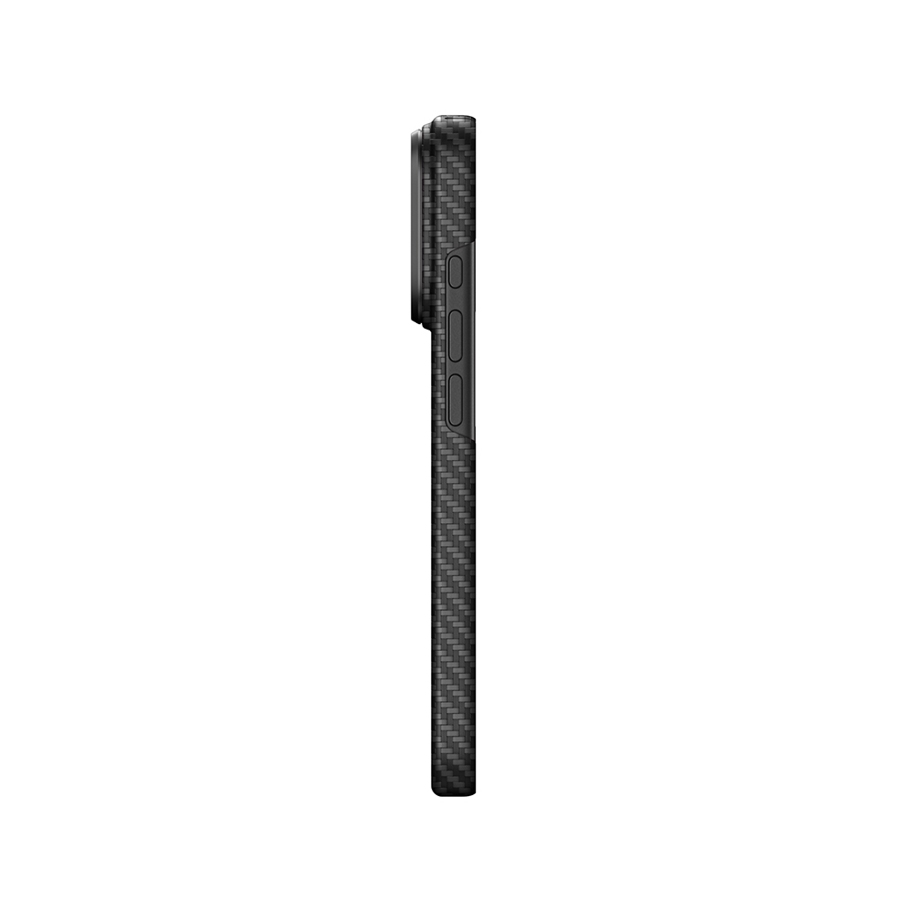Apple iPhone 18 Pro Max Kılıf M-safe Şarj Özellikli 1500D Aramid Fiber Lens Korumalı Amazingthing Titan Max Serisi Karbon Kapak - 3