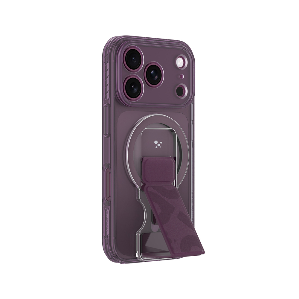 Apple iPhone 18 Pro Kılıf M-safe Şarj Özellikli Standlı Amazingthing Titan Pro Grip Stand Serisi Kapak - 2