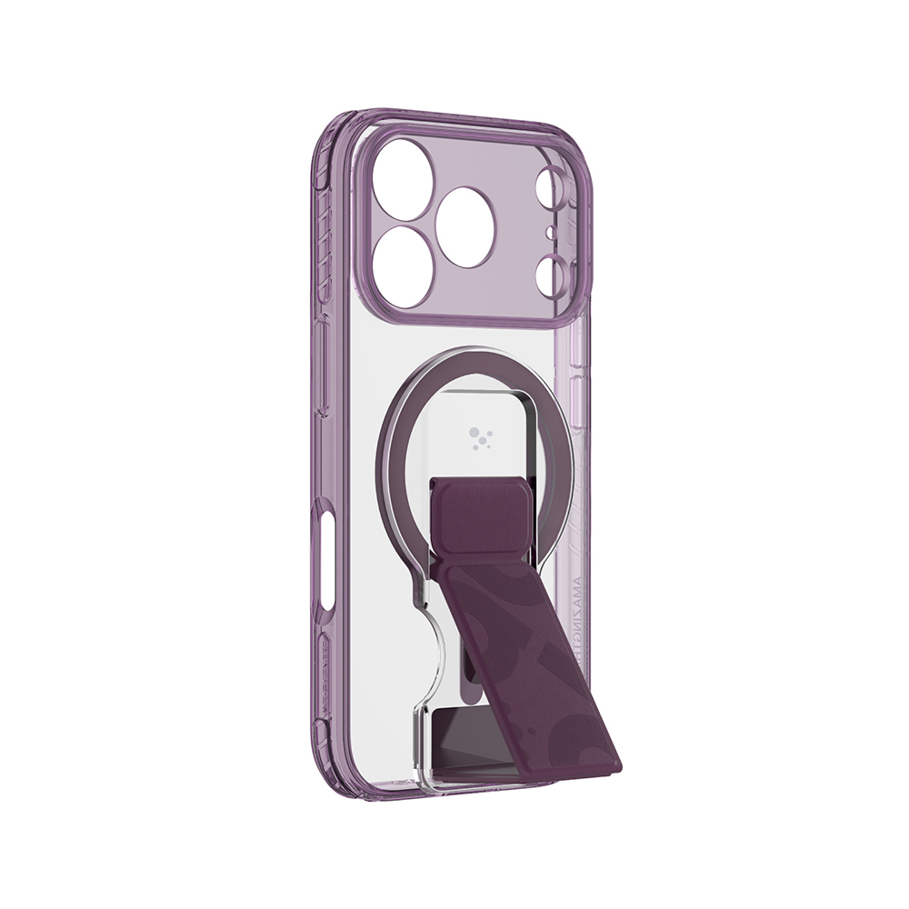 Apple iPhone 18 Pro Kılıf M-safe Şarj Özellikli Standlı Amazingthing Titan Pro Grip Stand Serisi Kapak - 3