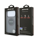 Apple iPhone 18 Pro Max Kılıf AMG Orjinal Lisanslı M-safe Şarj Özellikli Transparan IML Baskı Logolu Bicolor Block Kapak - 7
