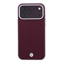 Apple iPhone 18 Pro Max Kılıf BMW Orjinal Lisanslı M-safe Şarj Özellikli Metal Logolu Kabartmalı Kapitone Deri Kapak - 2