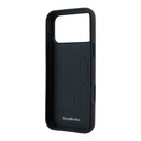 Apple iPhone 18 Pro Max Kılıf Mercedes Benz Orjinal Lisanslı M-safe Şarj Özellikli Metal Yıldız Logolu Çizgili Deri Kapak - 6