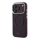 Apple iPhone 18 Pro Max Kılıf Lacoste Orjinal Lisanslı M-safe Şarj Özellikli Lenglen Icon Metal Logolu Kapak - 1