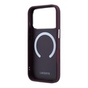 Apple iPhone 18 Pro Max Kılıf Lacoste Orjinal Lisanslı M-safe Şarj Özellikli Lenglen Icon Metal Logolu Kapak - 6