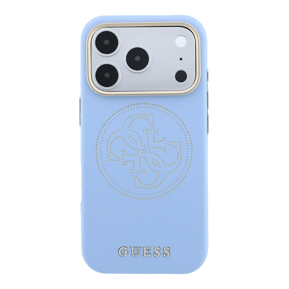 Apple iPhone 18 Pro Max Kılıf Guess Orjinal Lisanslı M-safe Şarj Özellikli PU Delikli 4G ve Yazı Logolu Kapak - 2