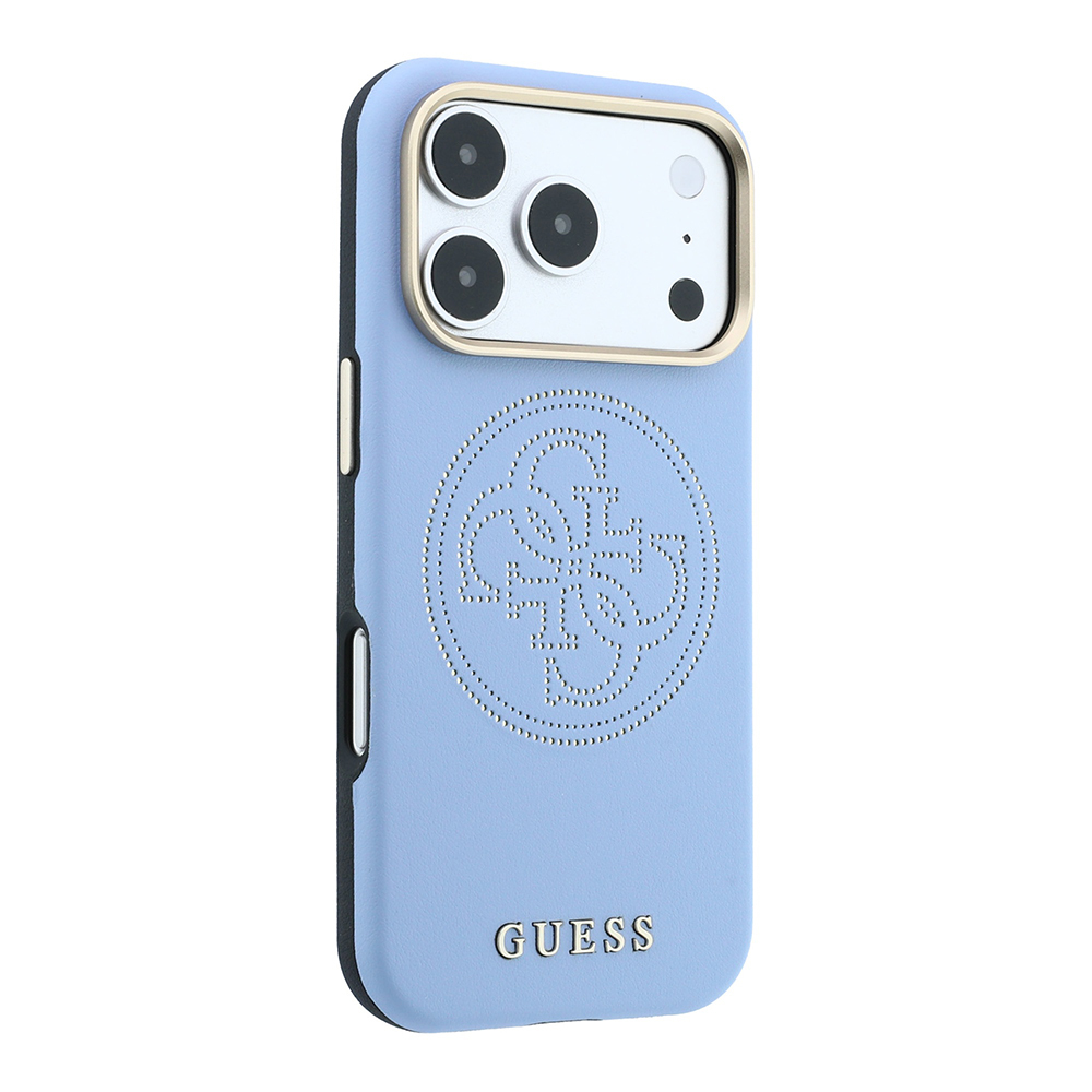 Apple iPhone 18 Pro Max Kılıf Guess Orjinal Lisanslı M-safe Şarj Özellikli PU Delikli 4G ve Yazı Logolu Kapak - 3