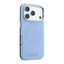Apple iPhone 18 Pro Max Kılıf Guess Orjinal Lisanslı M-safe Şarj Özellikli PU Delikli 4G ve Yazı Logolu Kapak - 3