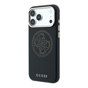 Apple iPhone 18 Pro Max Kılıf Guess Orjinal Lisanslı M-safe Şarj Özellikli PU Delikli 4G ve Yazı Logolu Kapak - 1