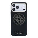 Apple iPhone 18 Pro Max Kılıf Guess Orjinal Lisanslı M-safe Şarj Özellikli PU Delikli 4G ve Yazı Logolu Kapak - 2