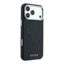 Apple iPhone 18 Pro Max Kılıf Guess Orjinal Lisanslı M-safe Şarj Özellikli PU Delikli 4G ve Yazı Logolu Kapak - 3