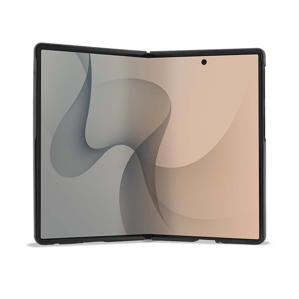 Galaxy Z Fold 8 Kılıf Guess Orjinal Lisanslı M-safe Şarj Özellikli 360 Derece Dönebilen Standlı PU Metal Logolu Kapak - 5