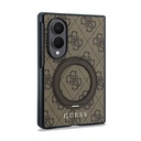 Galaxy Z Fold 8 Kılıf Guess Orjinal Lisanslı M-safe Şarj Özellikli 360 Derece Dönebilen Standlı PU Metal Logolu Kapak - 3