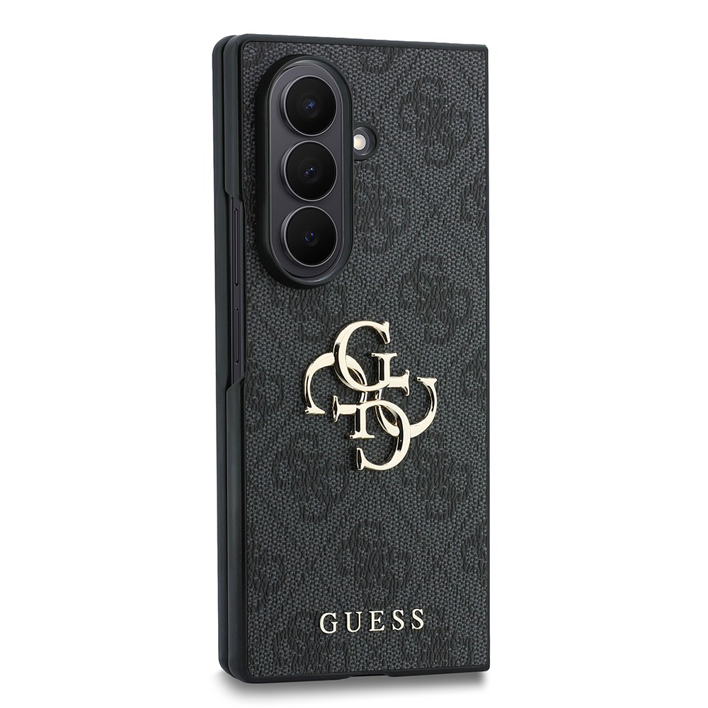 Galaxy Z Fold 8 Ultra Kılıf Guess Orjinal Lisanslı M-safe Şarj Özellikli PU Deri 4G Desenli Yazı Logolu Kapak - 2